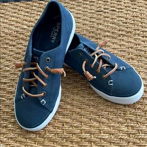 Sperry TopSider canvas slip ons